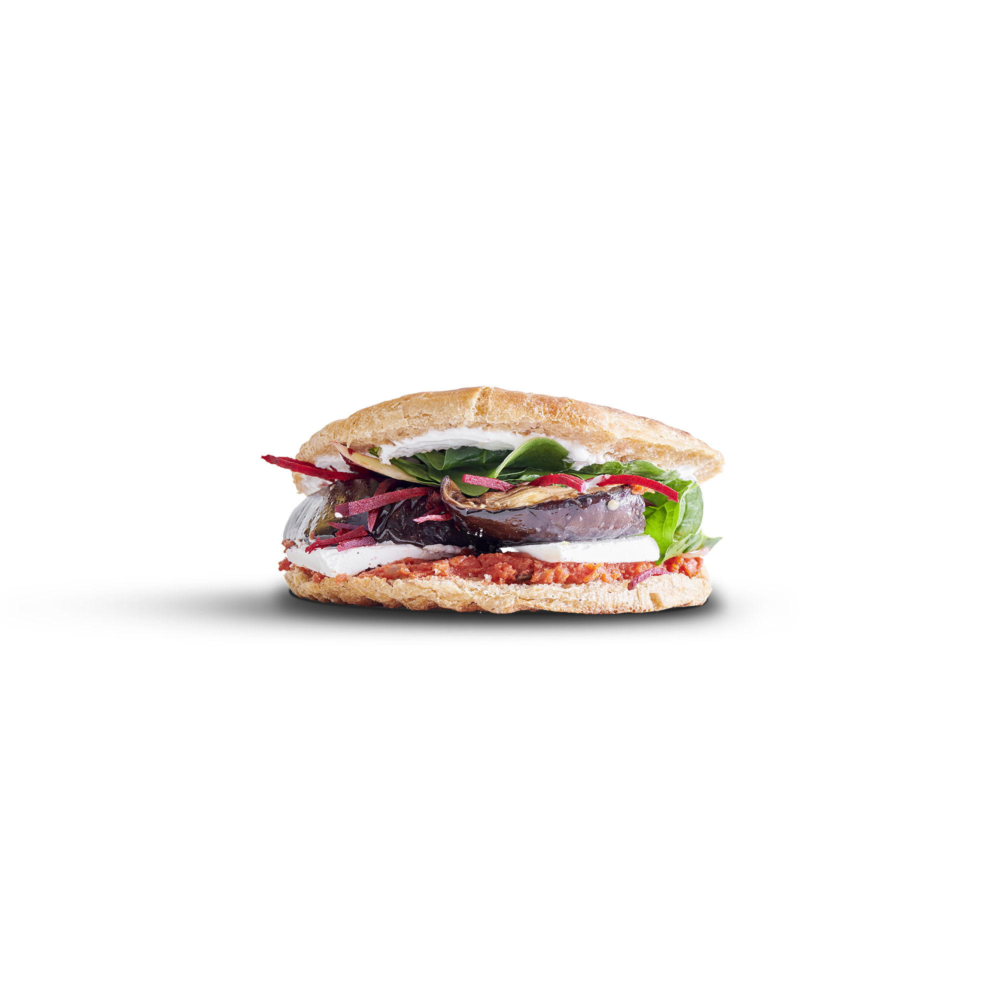 Aubergine Sandwich (V)