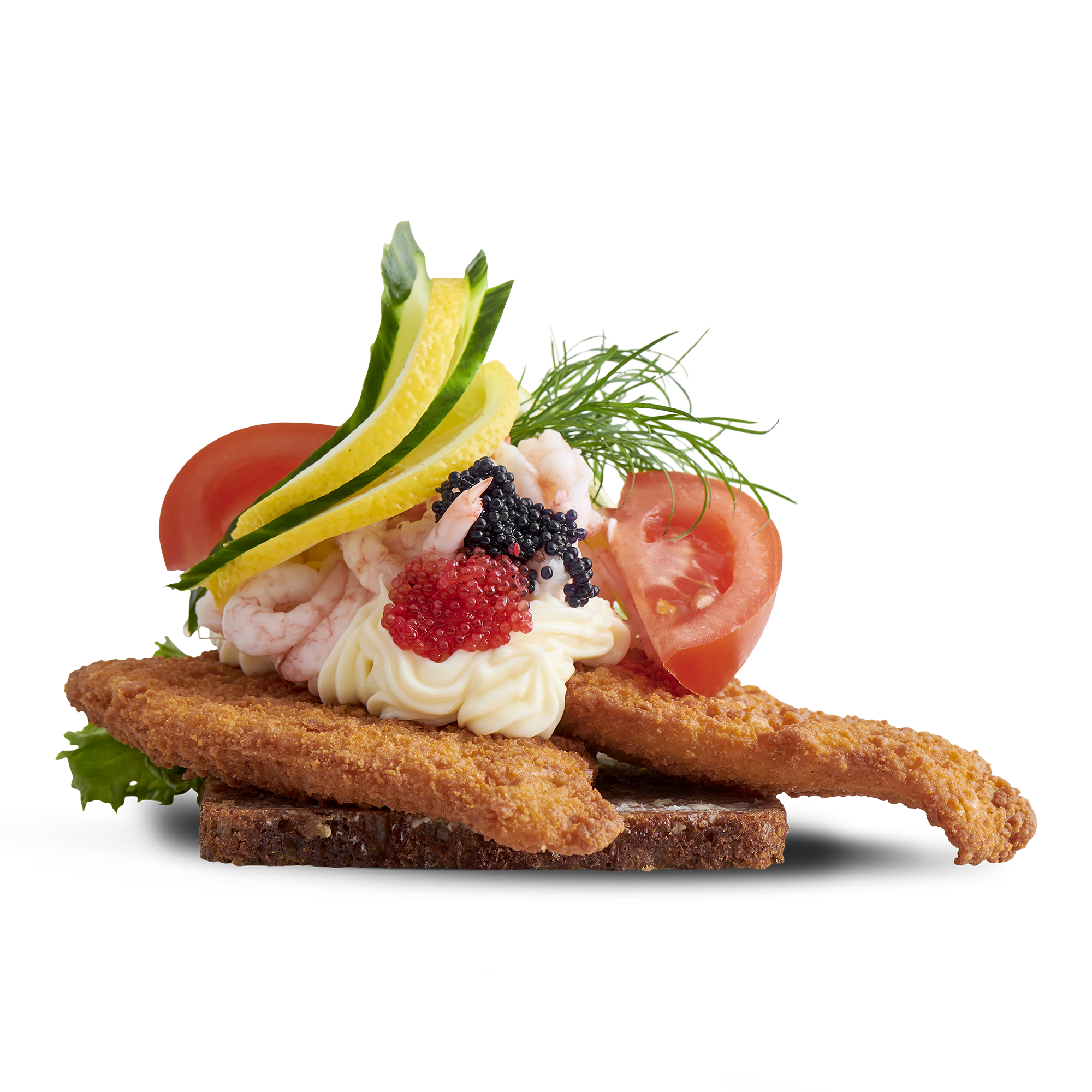 Fiskefilet m. Rejer