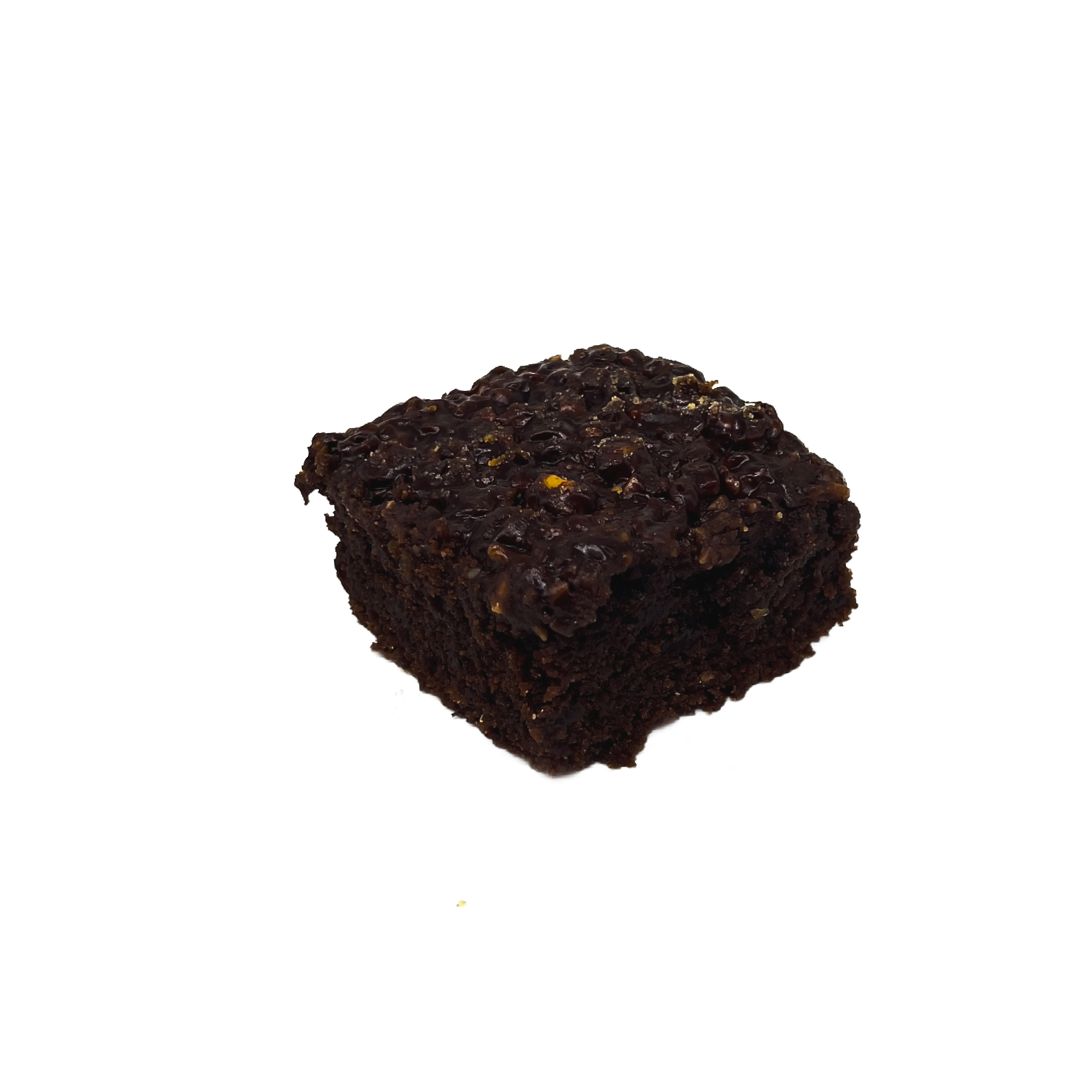 Chokoladekage m. nøddetop & fløde