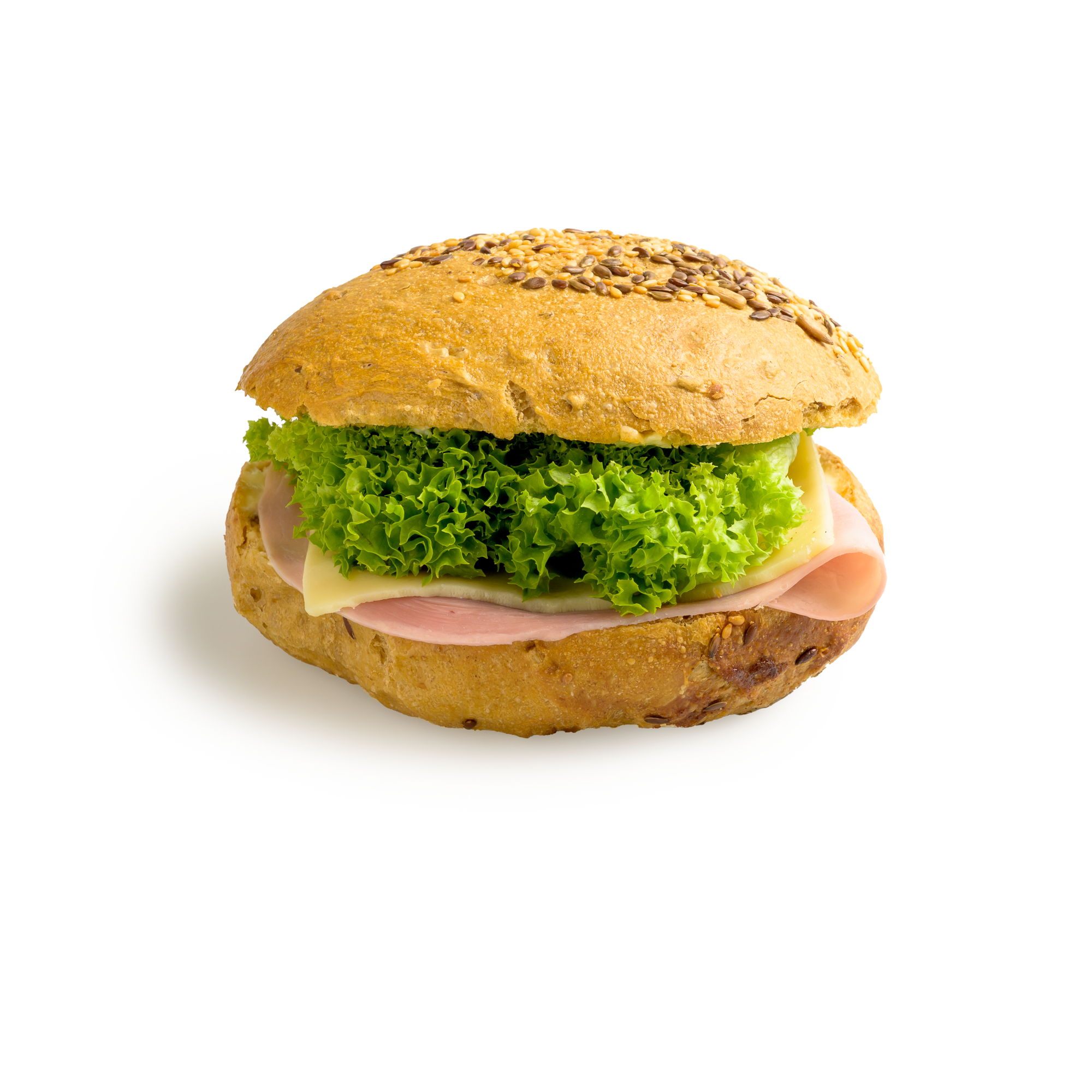 Sandwich m. skinke og ost
