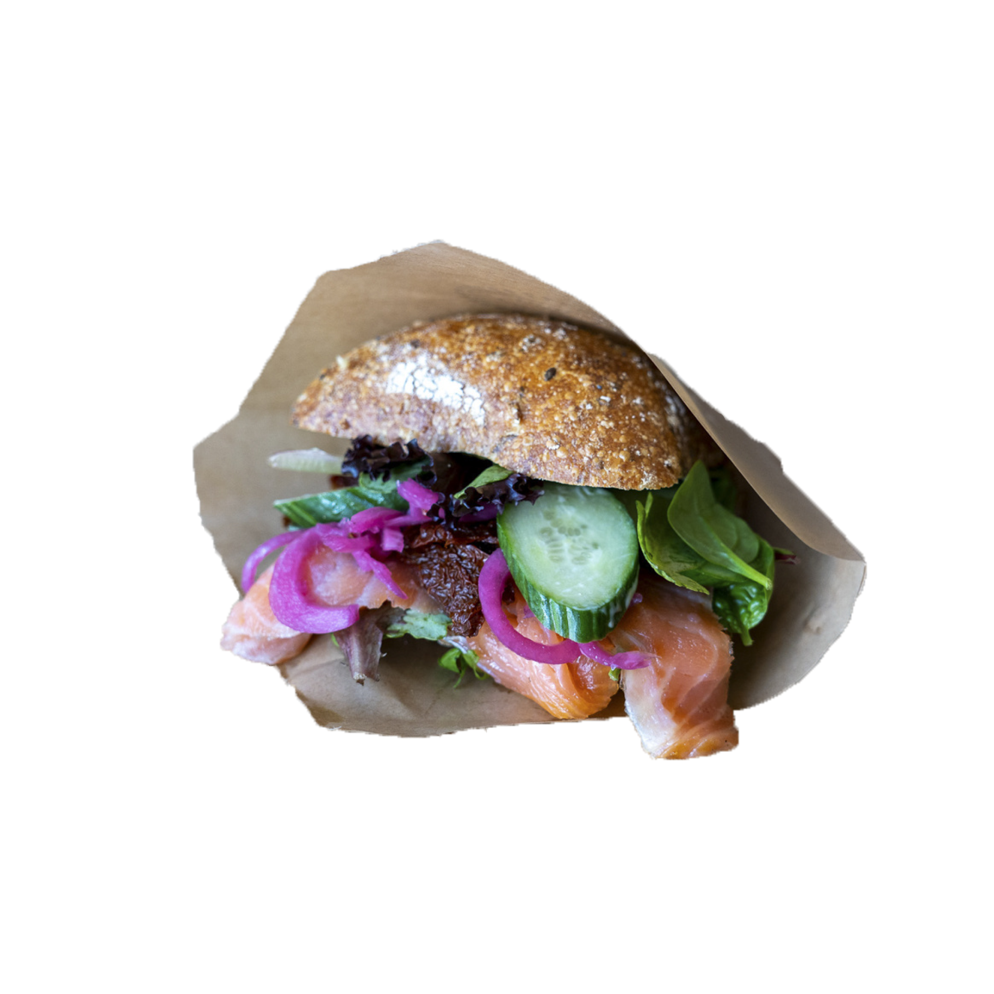 Sandwich m. røget laks