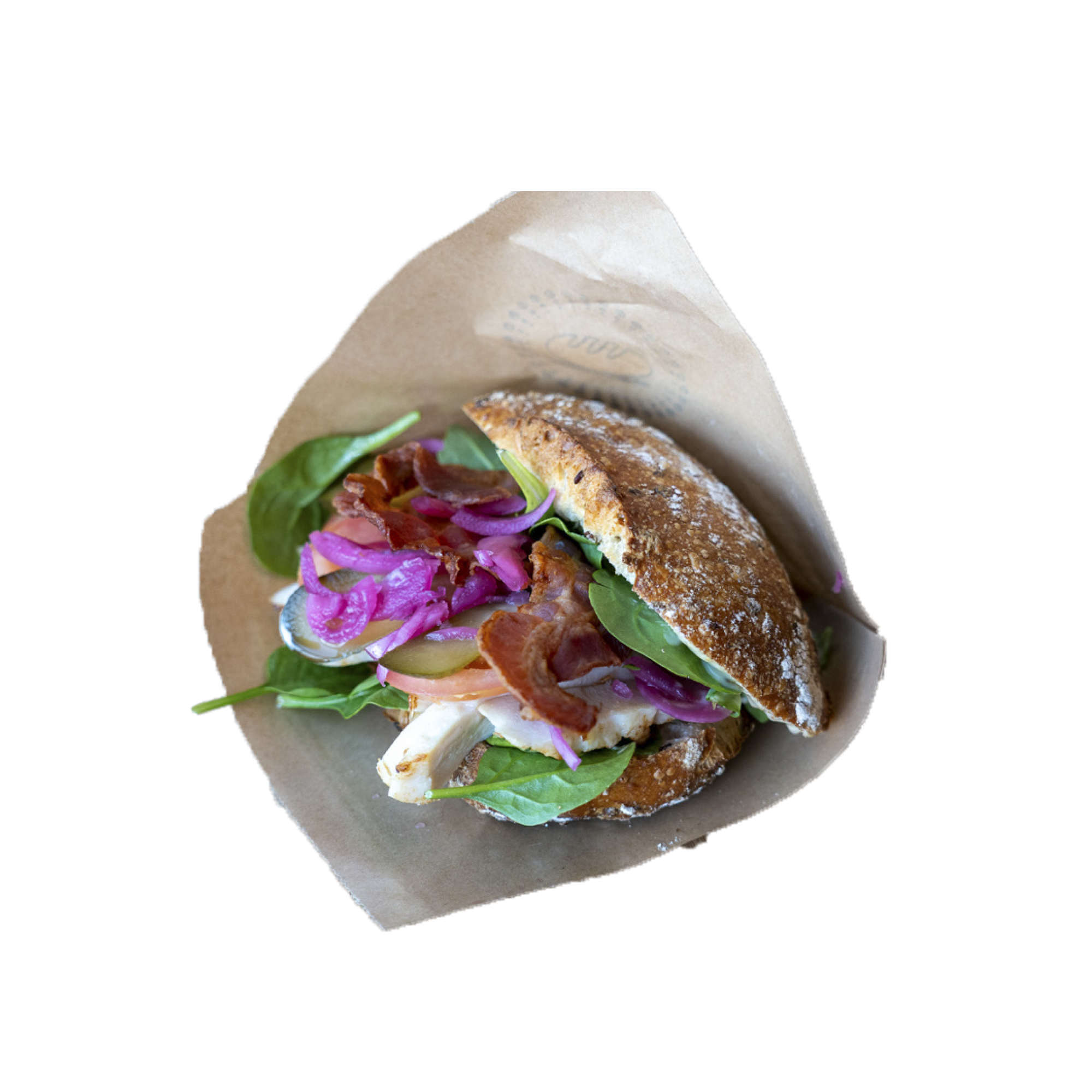 Sandwich m. kylling & bacon