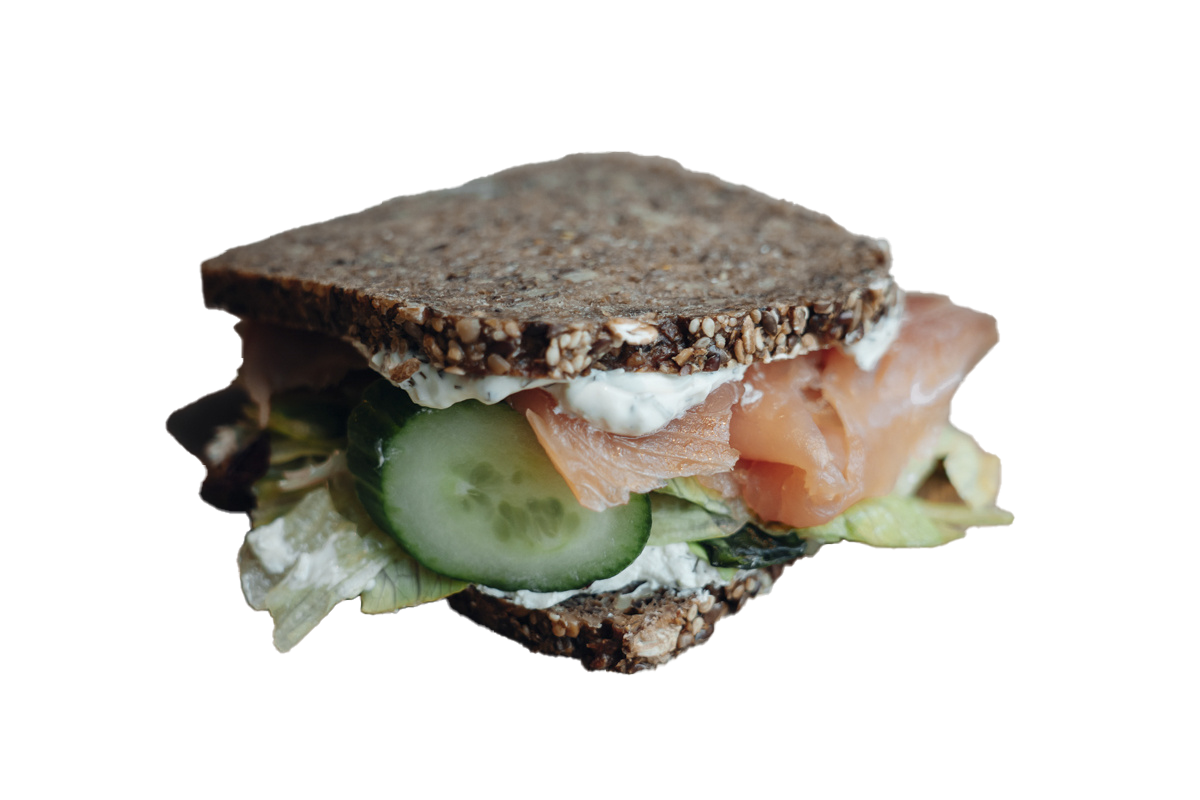 Rugbrødssandwich