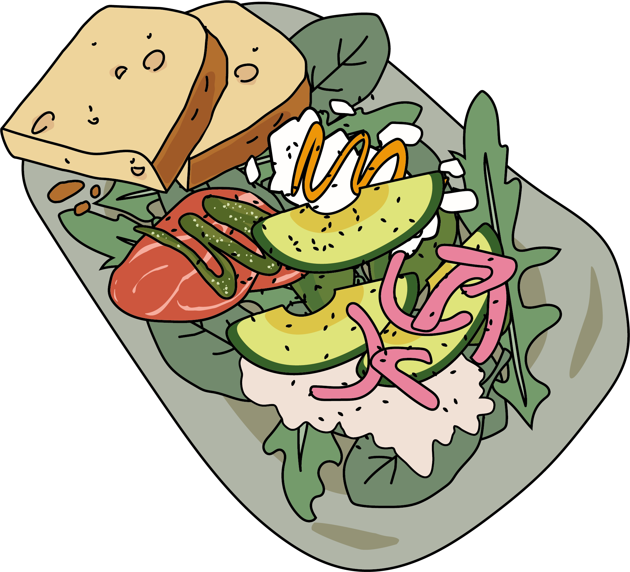 Tun & Avokado salat
