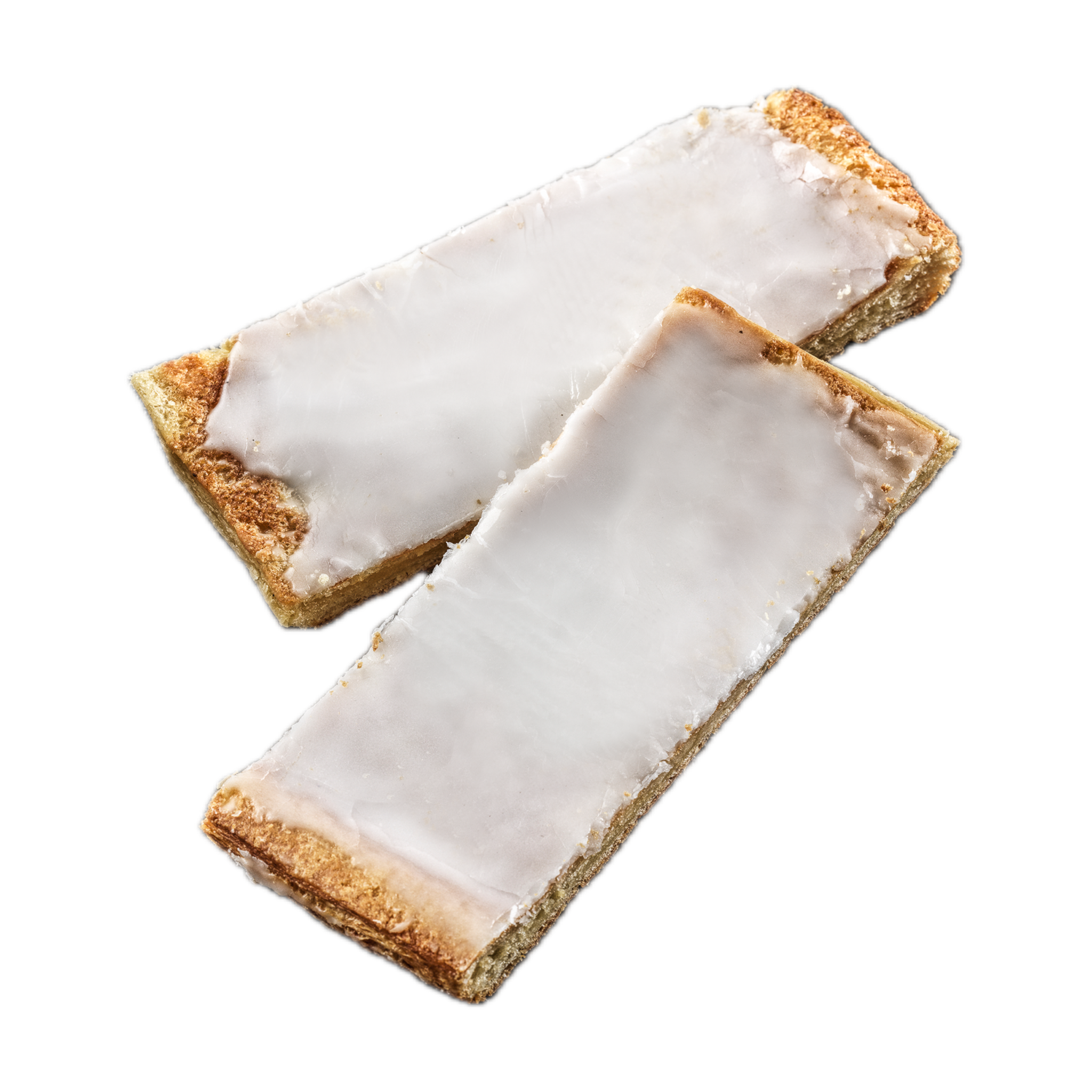 Rosenbrød m. lys glasur
