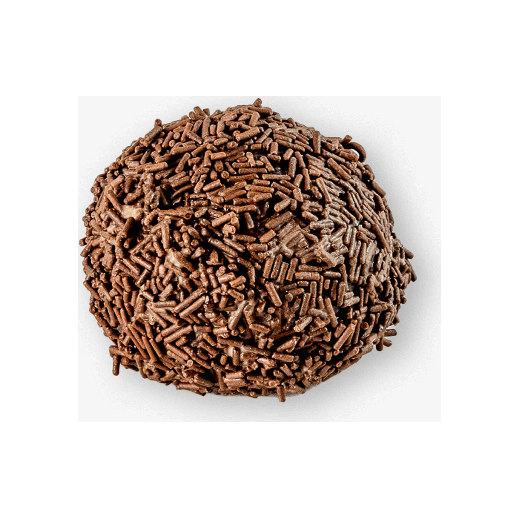 Luksus romkugle m. belgisk mørk chokolade & krymmel